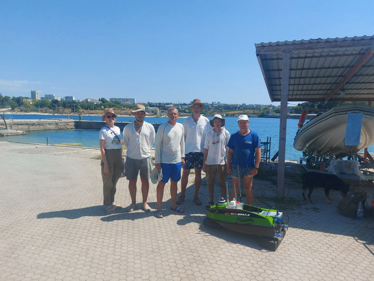 Исследование дна бухты Карантинной