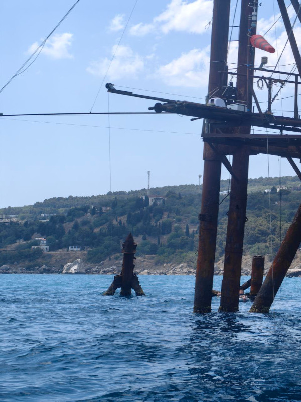 Постановка буев с термокосами