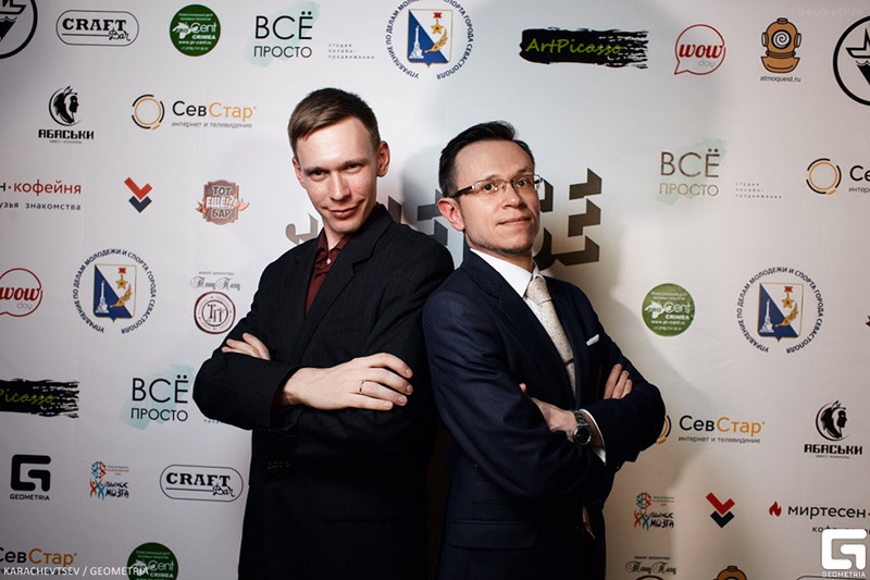 Pavel Polikarpov and Sergey Svischev